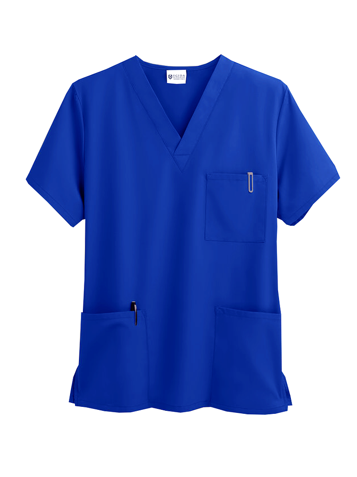 Polera De Hombre Modelo Cargo Azul Rey 2