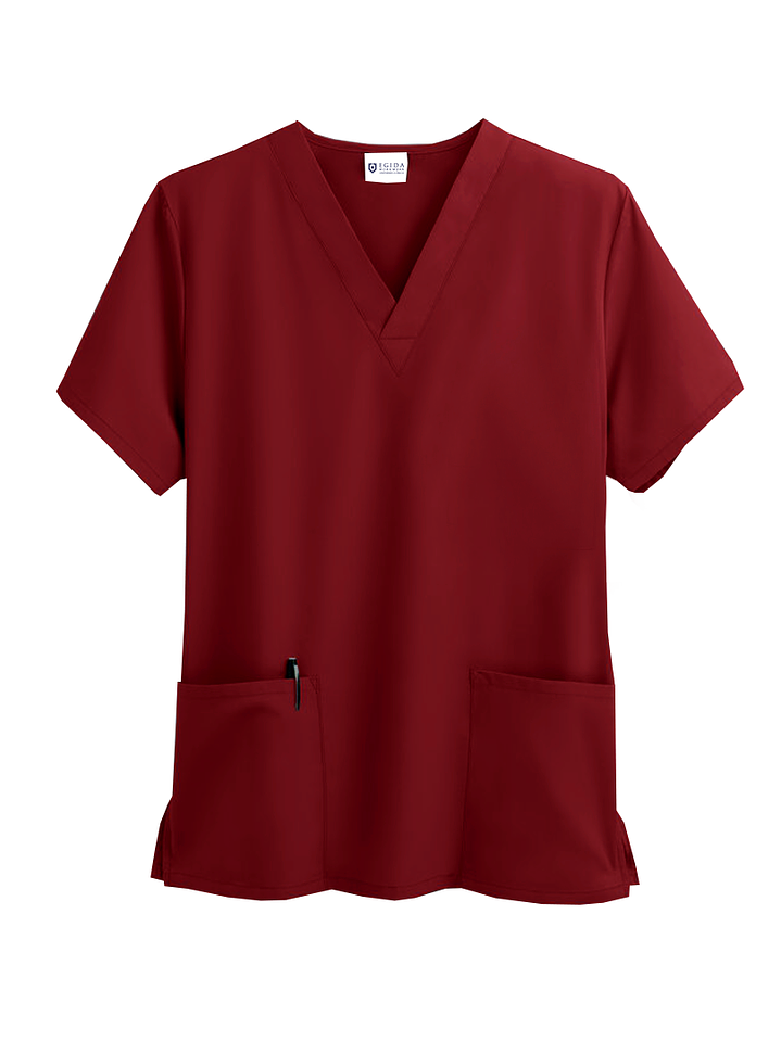 Polera De Hombre Modelo Cargo Burdeo 2