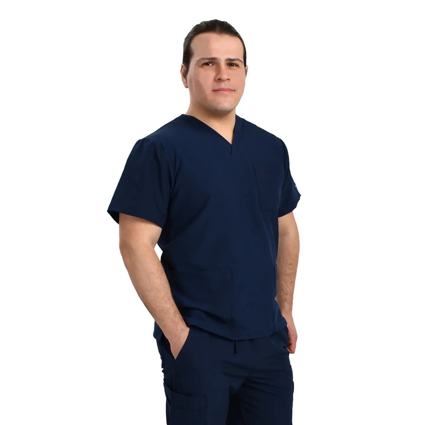 Polera De Hombre Modelo Cargo Azul Marino 1
