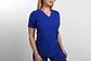 Conjunto Blusa Y Pantalon Clinico Antifluido Azul Rey Modelo Cargo - Miniatura 2