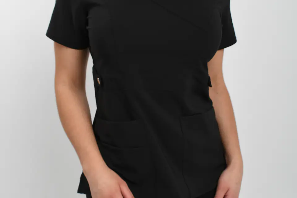 Conjunto Clínico Negro Modelo Cargo 4