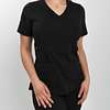 Blusa Modelo Cargo Elasticado Antifluido Negro