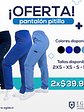  Pantalon Elasticado Apitillado Antifluido Negro - Miniatura 2