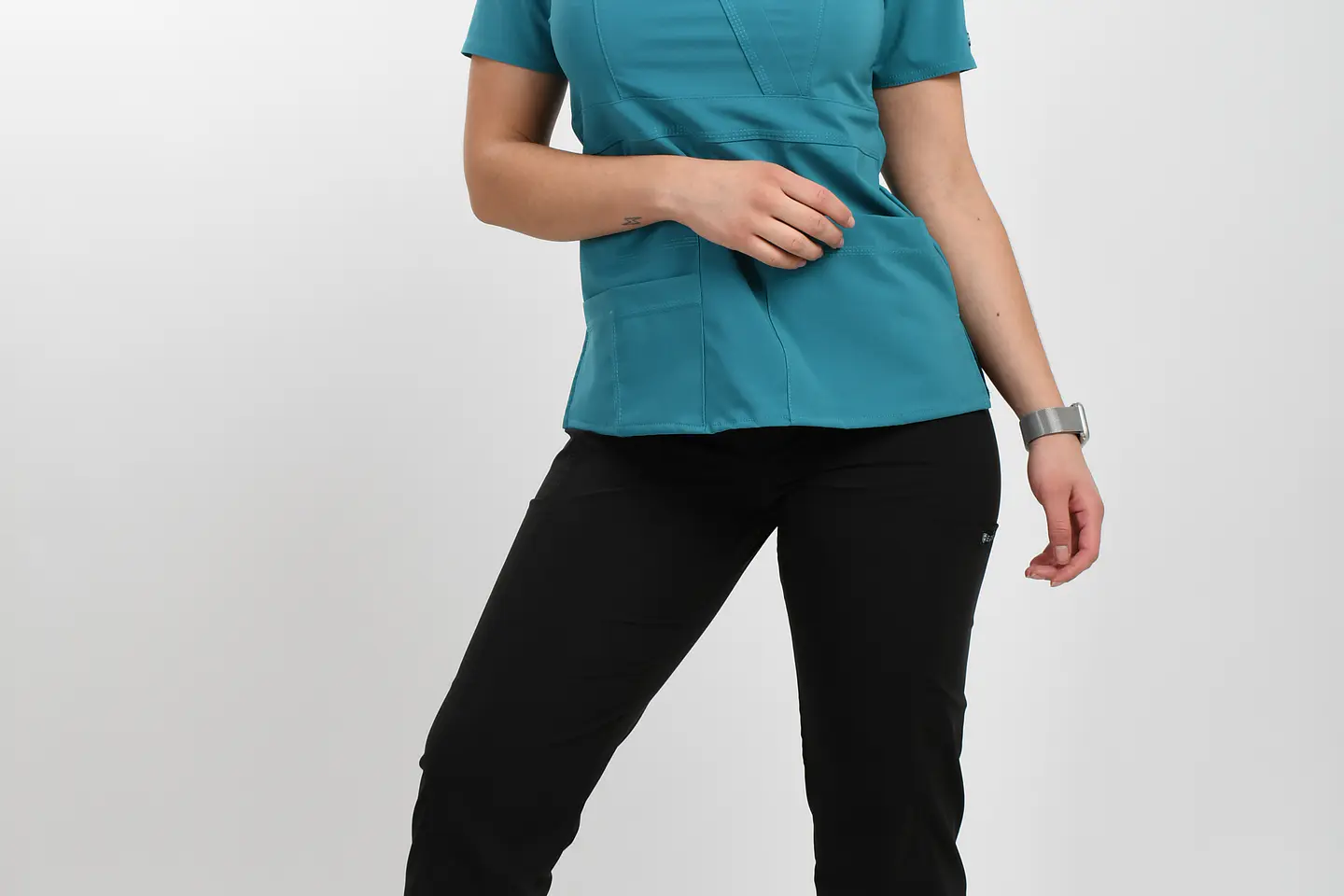 Blusa Clínica Turquesa – Modelo Venus 4