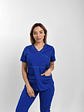 Blusa Medica Rey/Royal Modelo Cargo Poplin Hilo Calipso - Miniatura 5
