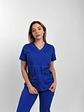 Blusa Medica Rey/Royal Modelo Cargo Poplin Hilo Calipso - Miniatura 3
