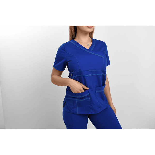 Blusa Medica Rey Modelo Cargo Vivo+Hilo Calipso