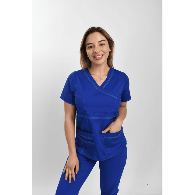 Blusa Medica Rey Modelo Cargo Vivo+Hilo Calipso