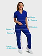 Pantalon Modelo Cargo Solo Tecnología Antifluido Azul Marino - Miniatura 3