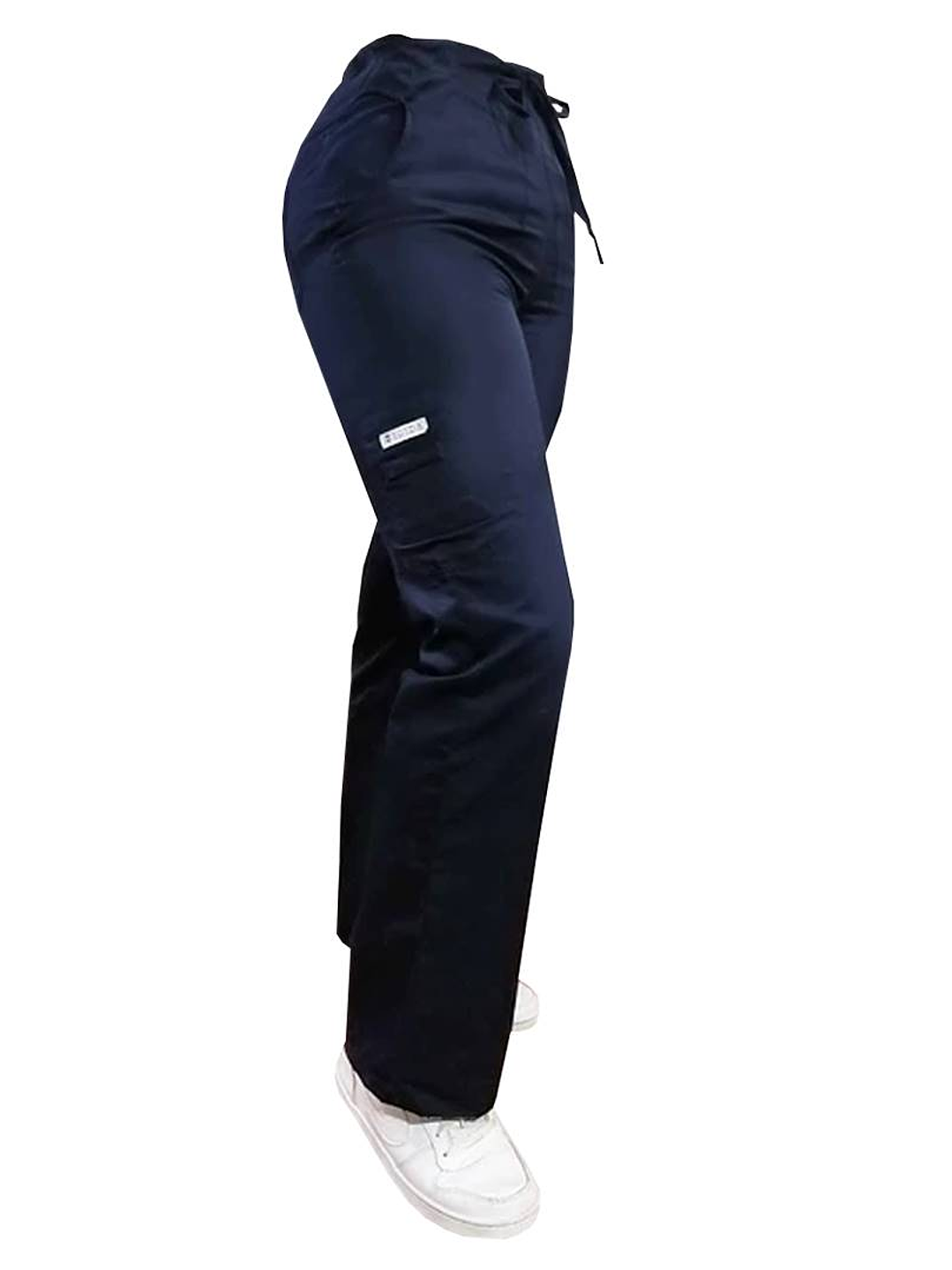 Tela De Invierno Pantalon Poplin Mujer Azul Marino 1