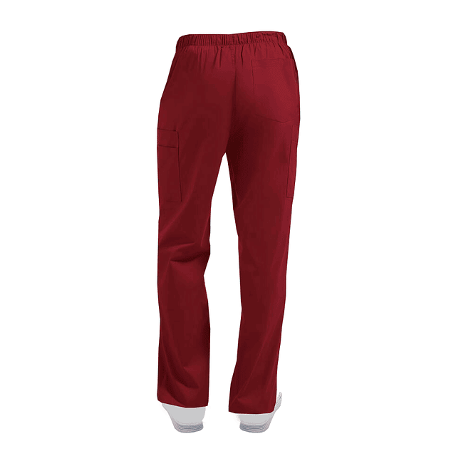 Pantalon Cargo Hombre Burdeo