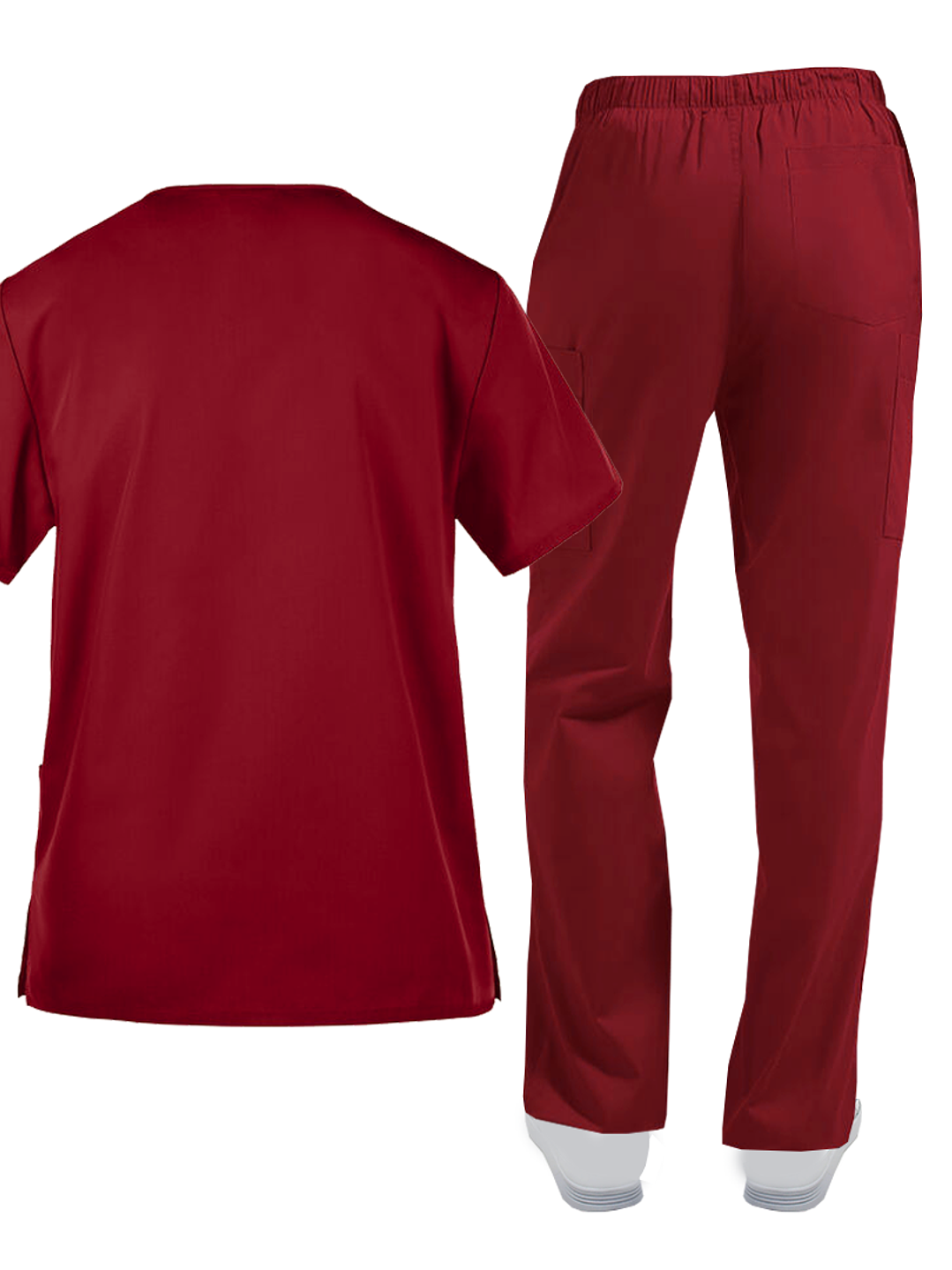 Pantalon Cargo Hombre Burdeo 4