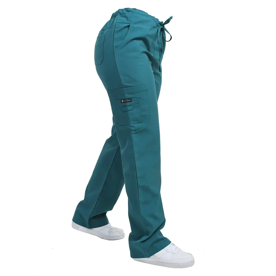  Pantalon Poplin Verde Petroleo - nuevo 2