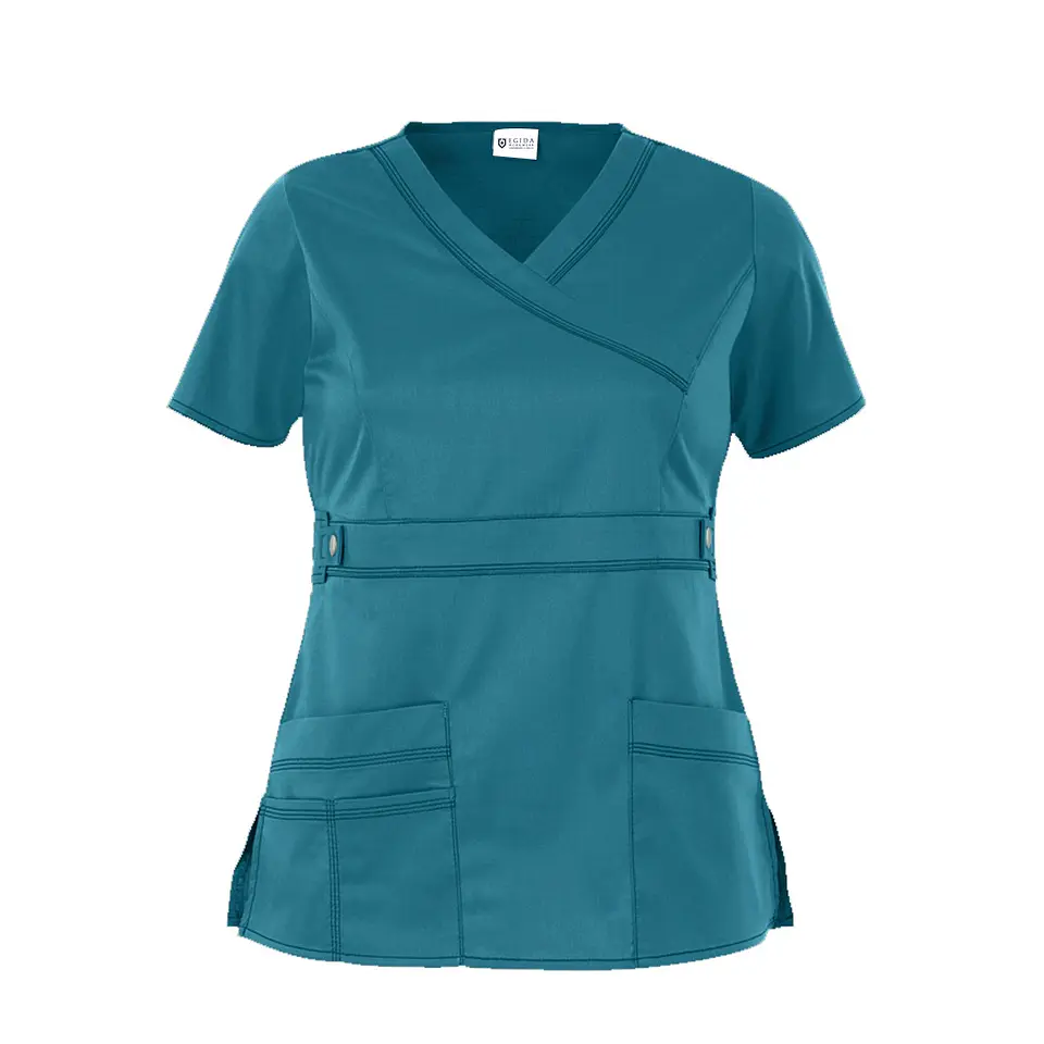 Tela Flex - Blusa Cargo Verde Petroleo + 1