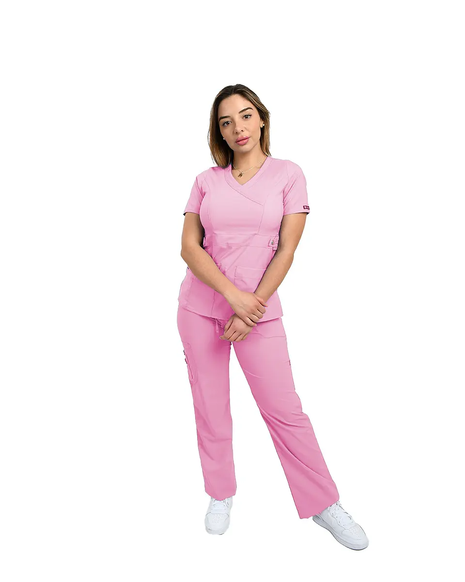 Conjunto Clínico Rosado Antifluido Elasticado 1