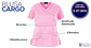 Conjunto Clínico Rosado Antifluido Elasticado - Miniatura 4