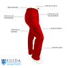 Pantalon Modelo Cargo Elasticado Antifluido Rojo Italiano