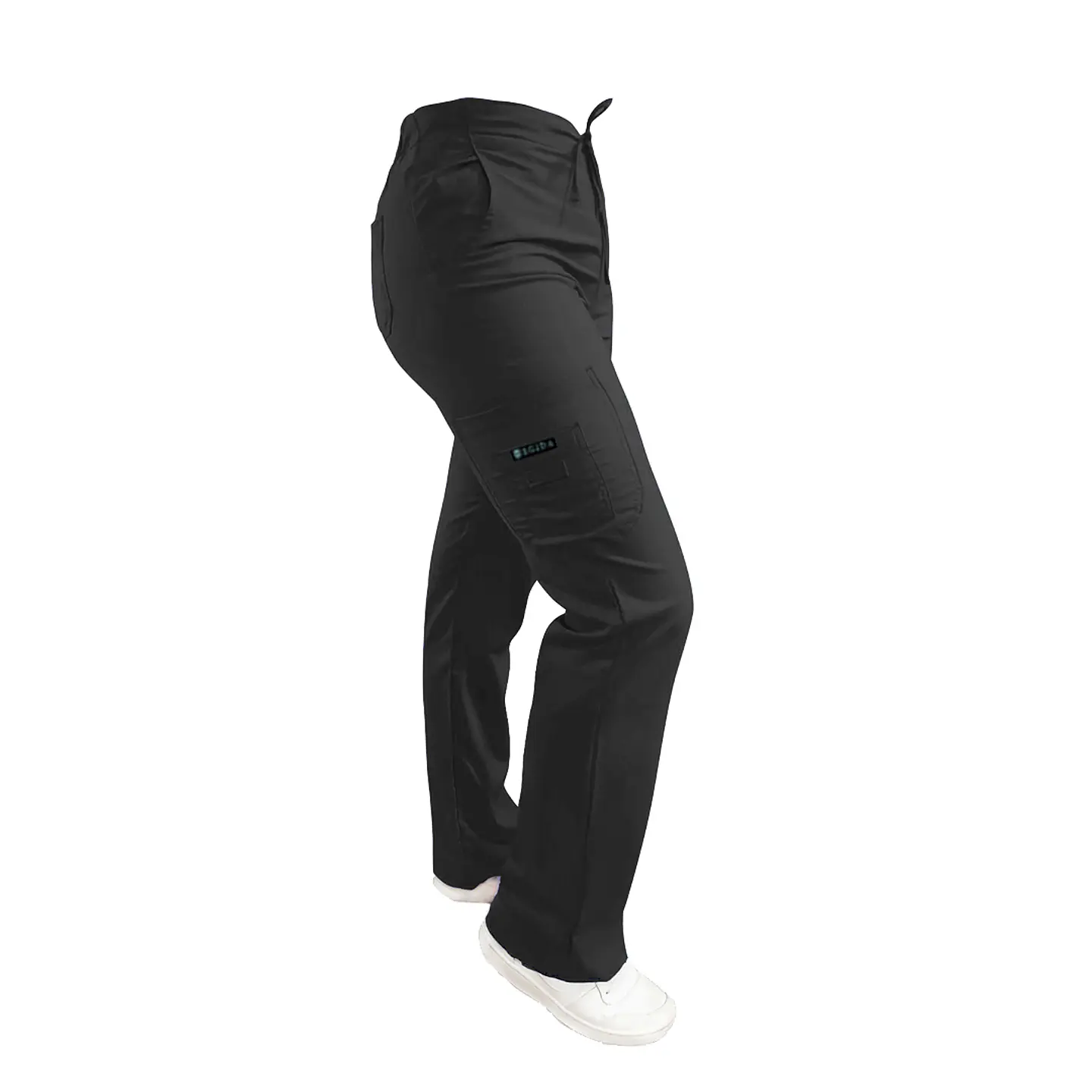 Pantalon Modelo Cargo Elasticado Antifluido Gris Marengo 1