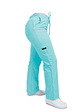 Pantalon Modelo Cargo Elasticado Antifluido Menta - Miniatura 1