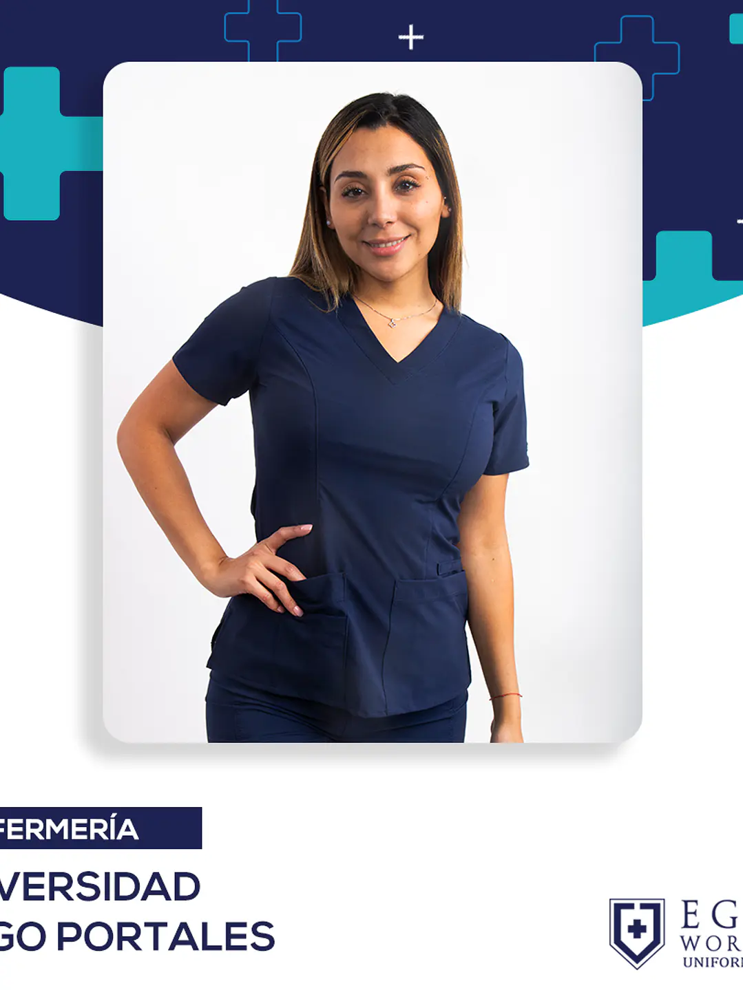 Uniforme Universidad  UDP  1 conjunto + 1 blusa 1