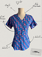 Blusa Clinico Corazones - Miniatura 2