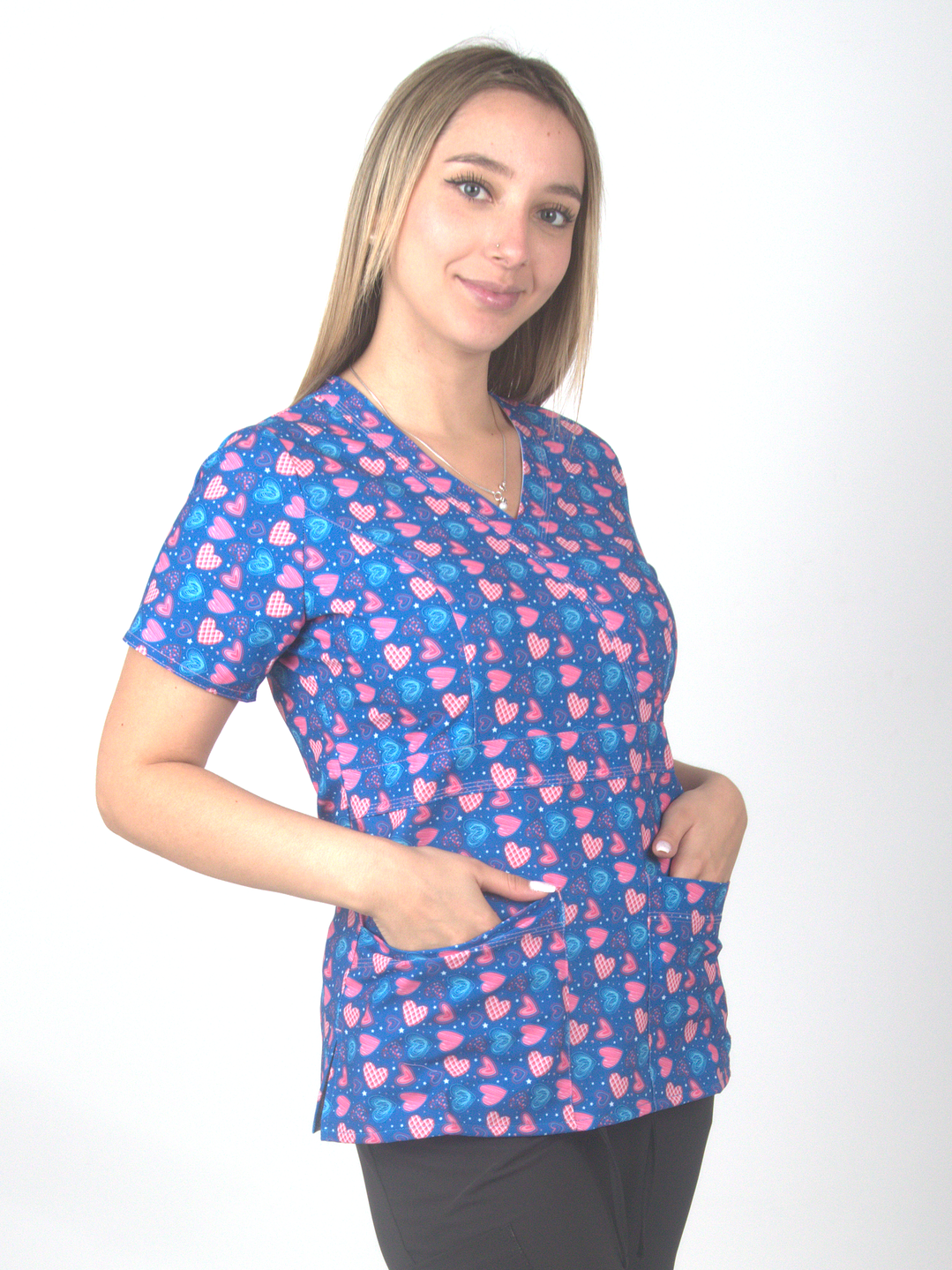 Blusa Clinico Corazones 1