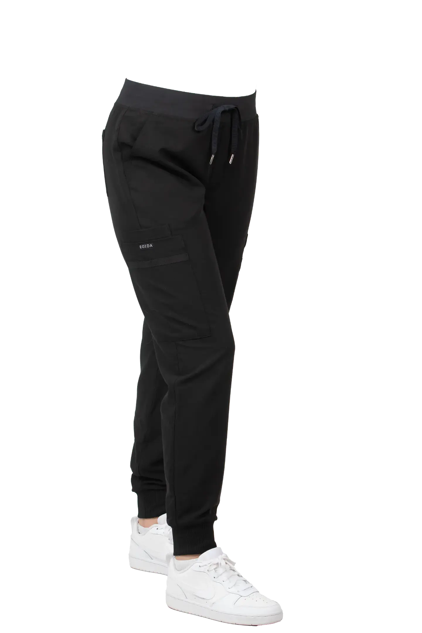 Conjunto Clinico Negro Blusa Hana + Pantalon Jogger  11