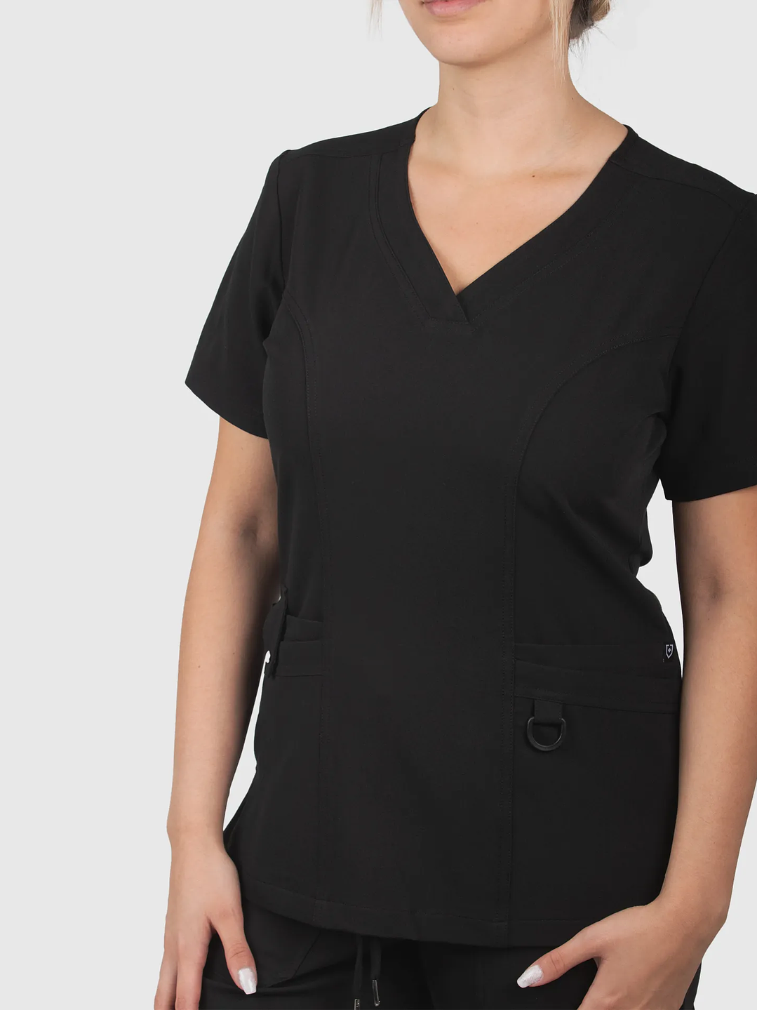 Blusa Clínica Modelo HANA Negro  7