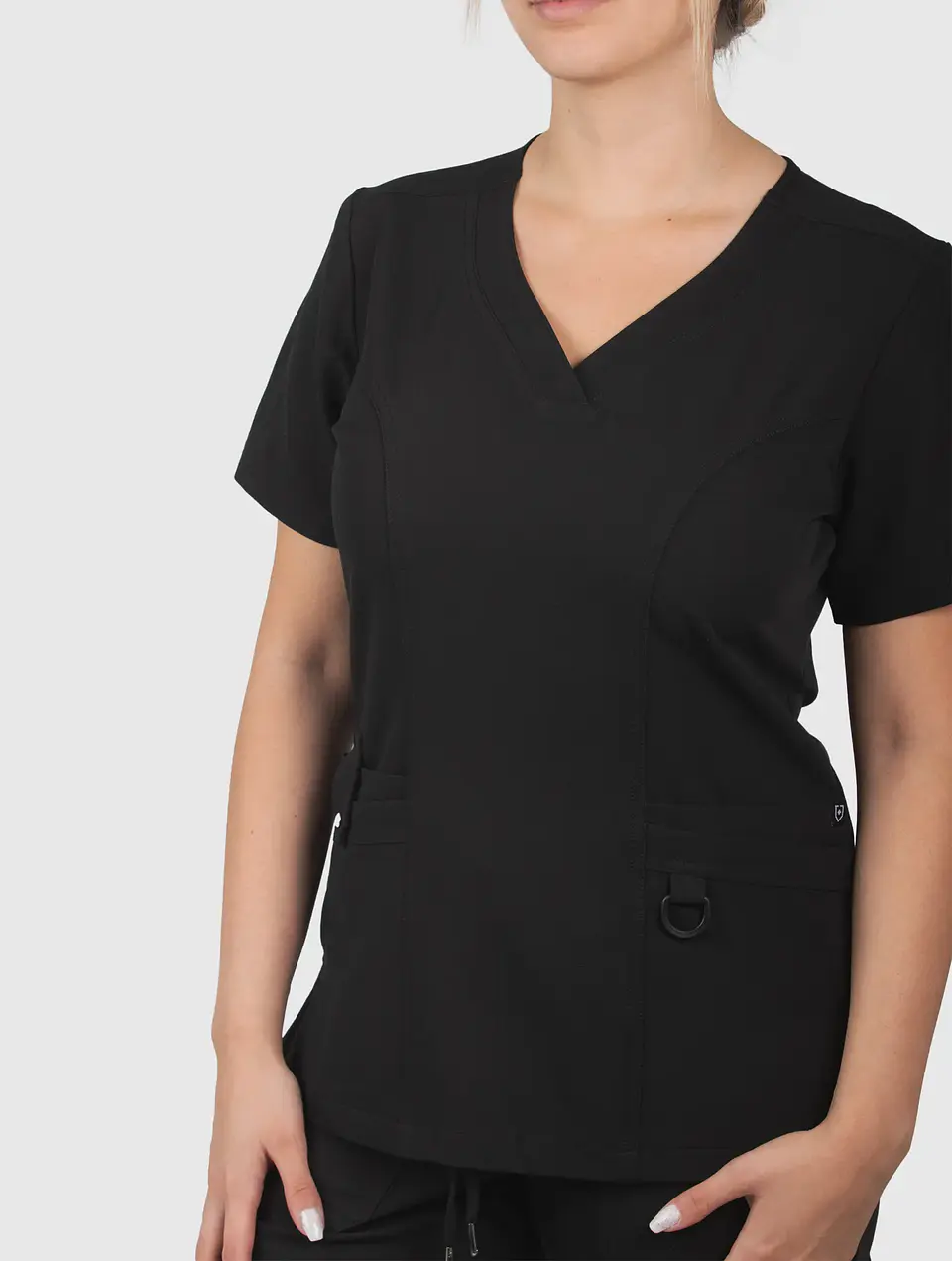 Blusa Clínica Modelo HANA Negro  5