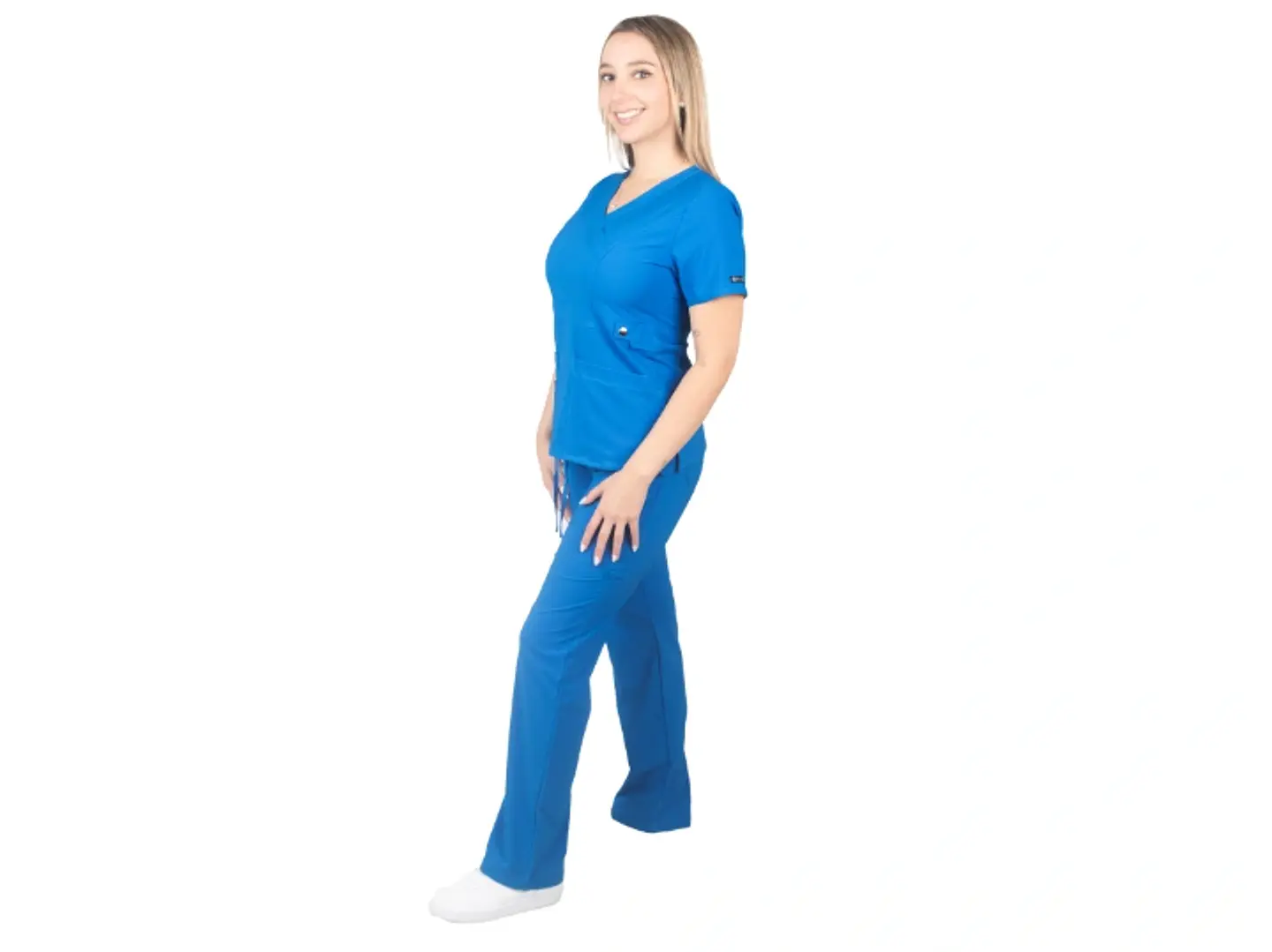 Conjunto Blusa Y Pantalon Clinico Antifluido Azul Vibes 1