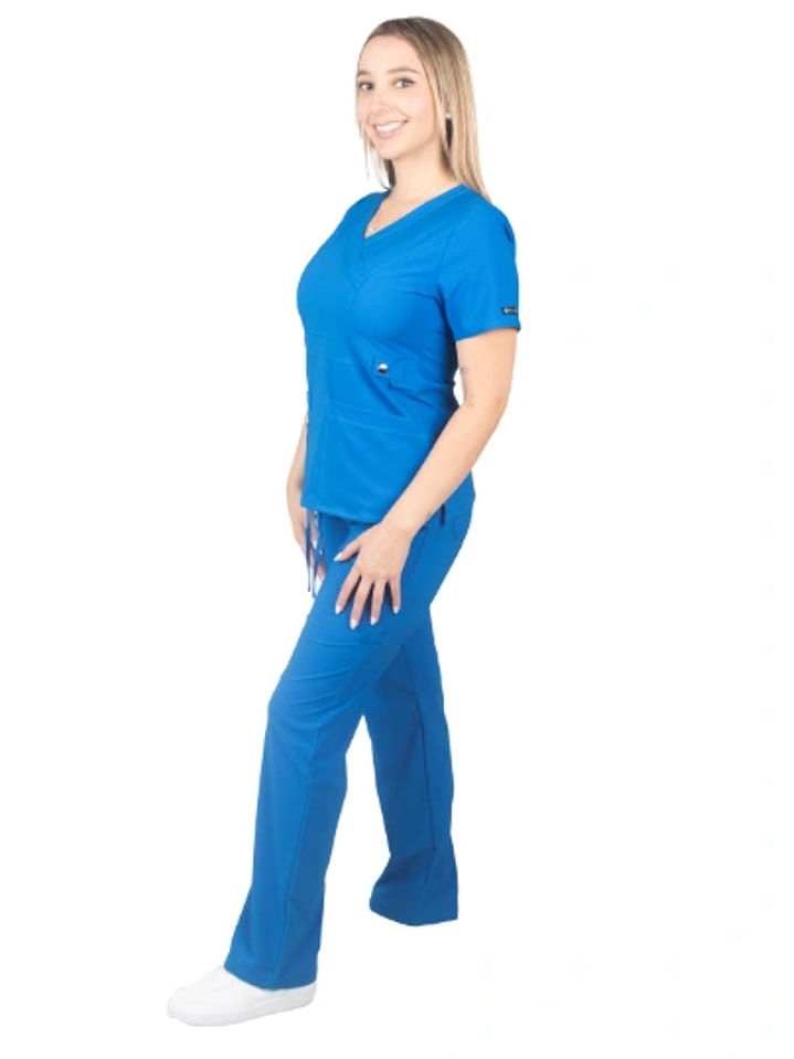 Conjunto Blusa Y Pantalon Clinico Antifluido Azul Vibes 1