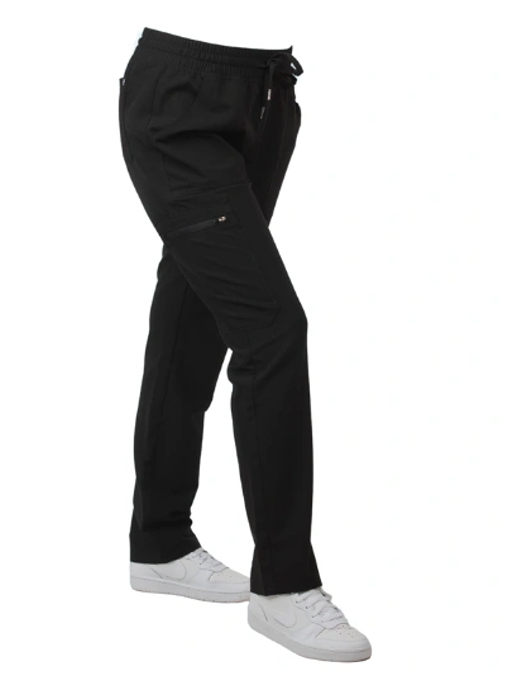 Conjunto Clinico Hana Negro  (Blusa + Pantalon Recto) 3