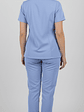 Conjunto Clinico Celeste Blusa Hana + Pantalon Jogger  - Miniatura 2