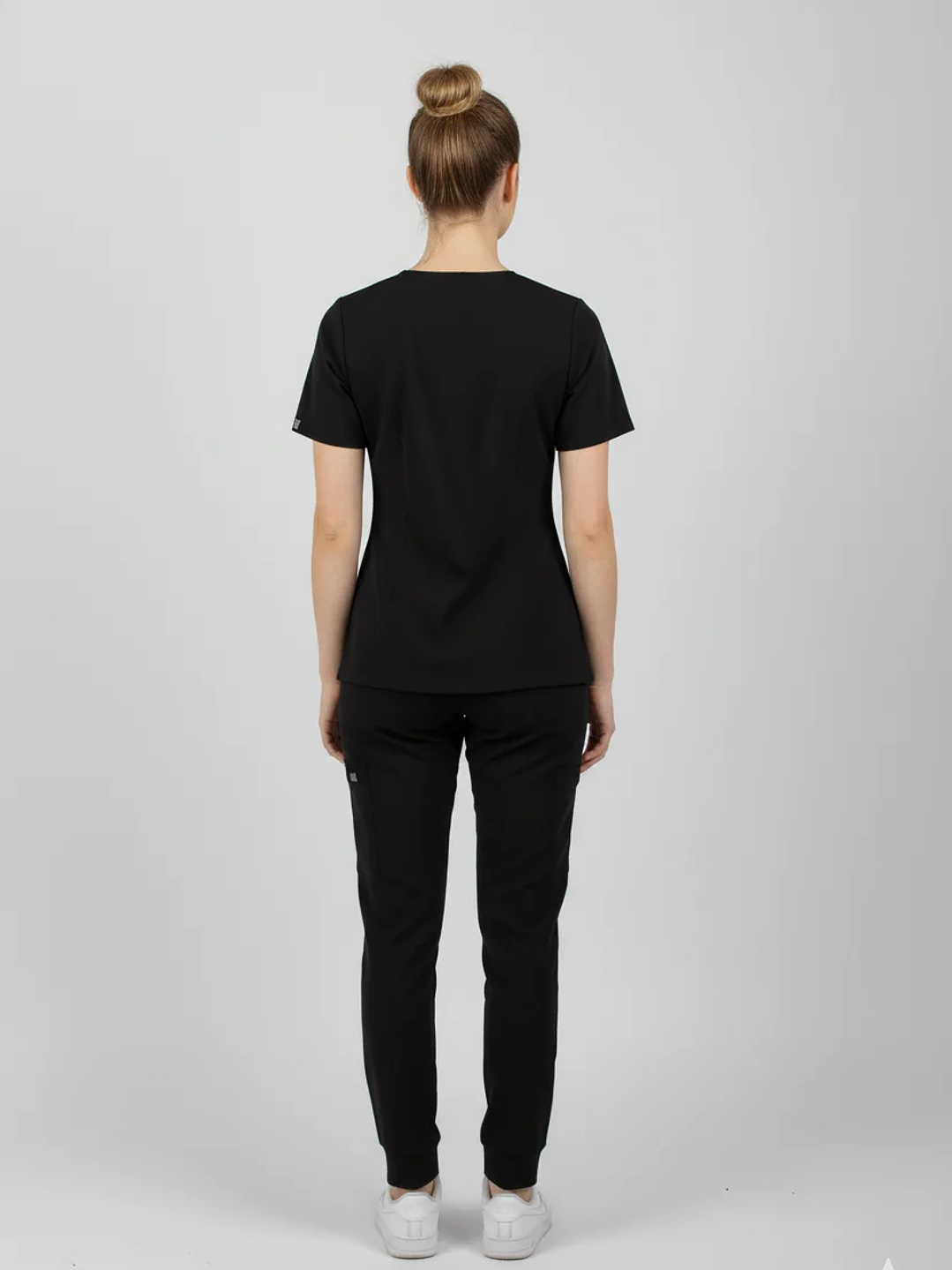 Conjunto Clinico Hana Negro  (Blusa + Pantalon Recto) 9