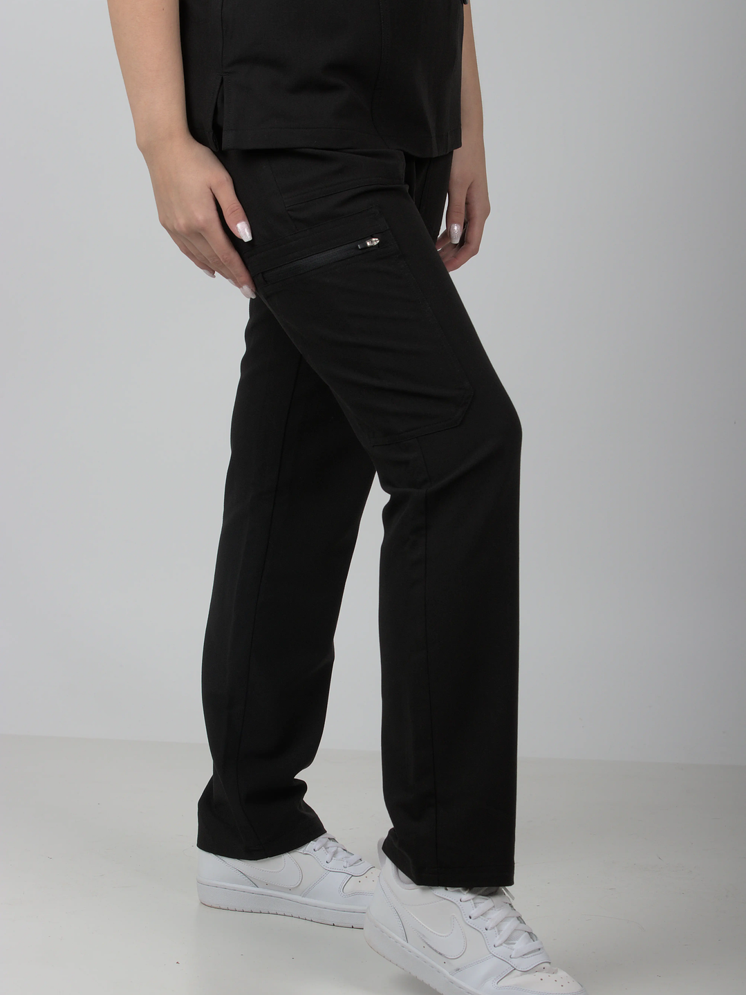 Pantalon Hana Recto  Negro  – Línea Aesthetic- 3