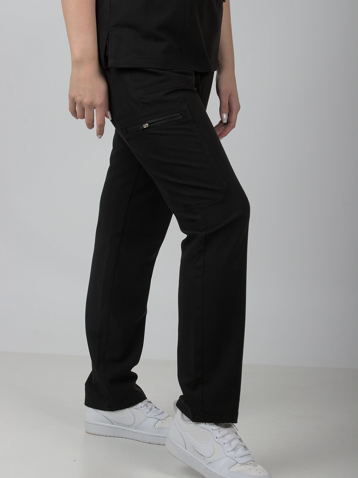 Pantalon Hana Recto  Negro  – Línea Aesthetic- 4