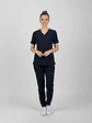 Conjunto Clinico Hana Azul Marino  (Blusa + Pantalon Recto) - Miniatura 2
