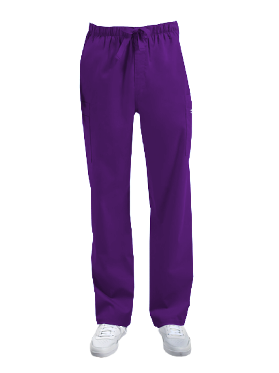 Conjunto Clínico Hombre Morado – Polera Médica y Pantalón Cargo 2