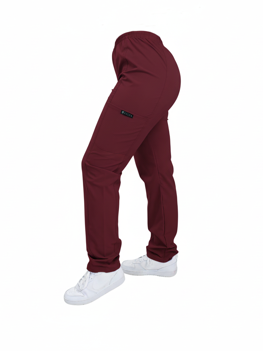 Pantalón Clínico Pitillo Burdeo | Egida Uniformes 1