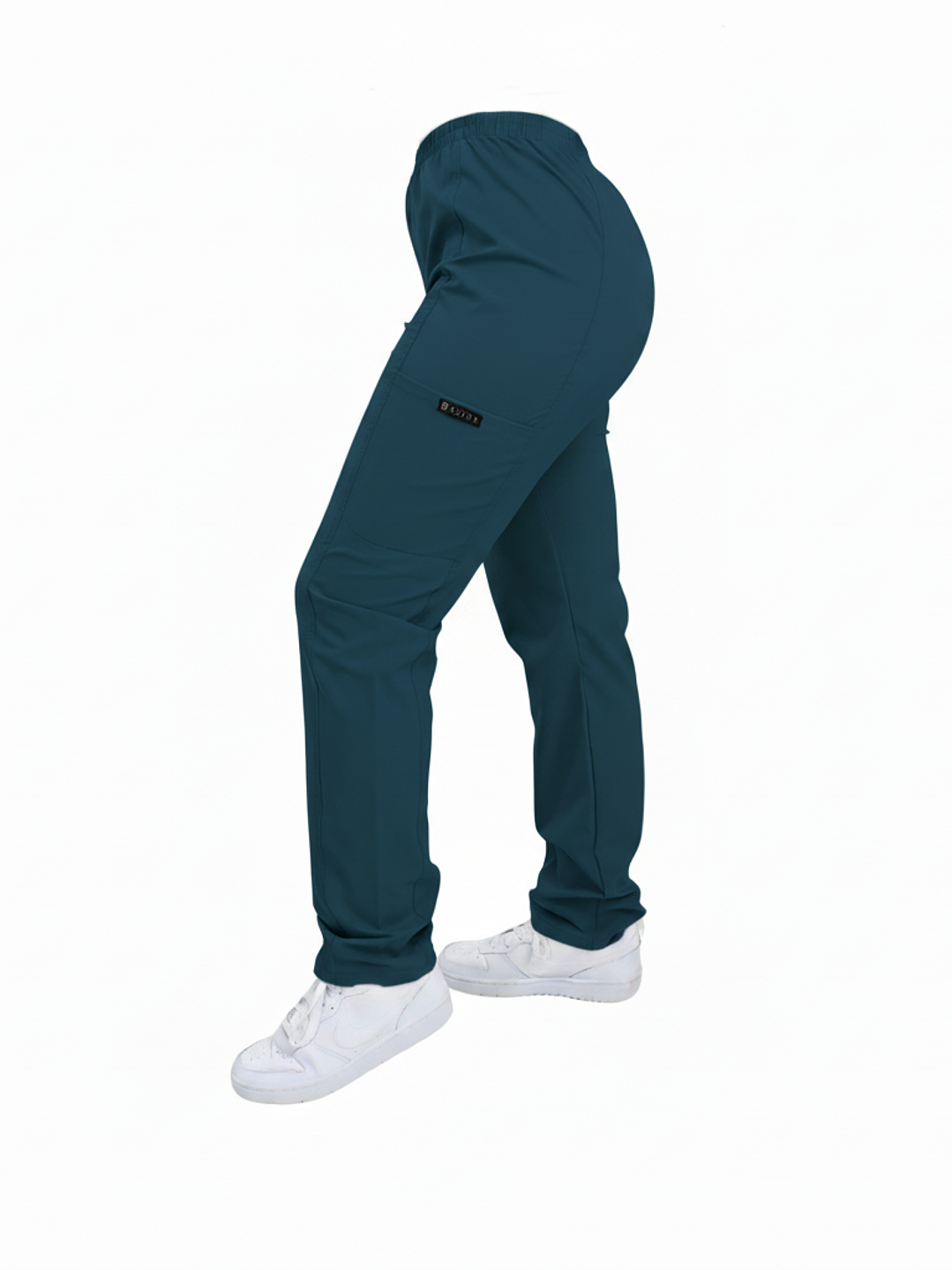 Pantalón Clínico Pitillo Verde Petroleo - Caribbean blue 1