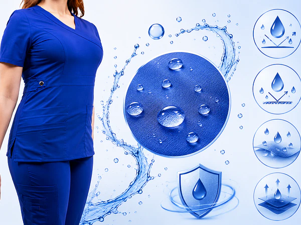 ¿Qué es la tecnología antifluido en uniformes clínicos?