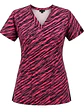 Blusa Clínica Premium Amaranto Salvaje Lycra Spandex  - Miniatura 2