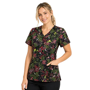 Blusa Clínica Premium Jardín Botánico Elasticada