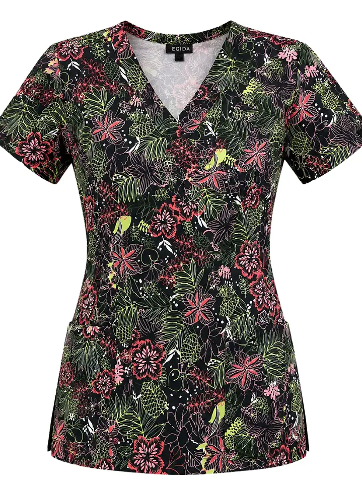 Blusa Clínica Premium Jardín Botánico Elasticada 2