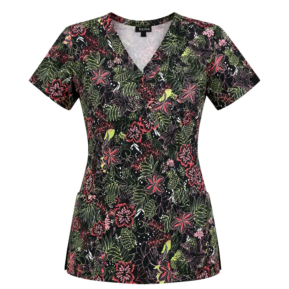 Blusa Clínica Premium Jardín Botánico Elasticada 2