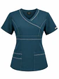 Blusa Clínica Modelo Cargo Verde Petróleo  - Miniatura 2