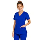 Blusa Elasticada Modelo Freya Azul Rey con hilo calipso - Miniatura 2