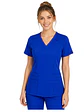 Blusa Elasticada Modelo Freya Azul Rey con hilos blancos/grises - Miniatura 1