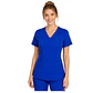 Blusa Elasticada Modelo Freya Azul Rey con hilo calipso - Miniatura 1