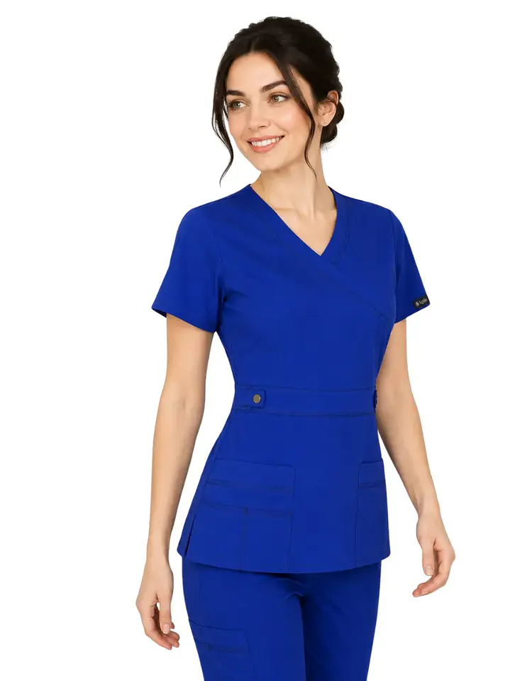 Blusa Medica Rey Royal Modelo Cargo Poplin 1